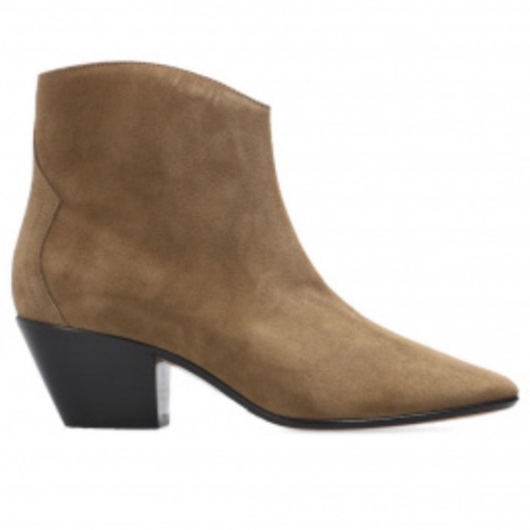 EUC - Isabel Marant Taupe Dacken Boots - Suede - Size 38 - Picture 2 of 7